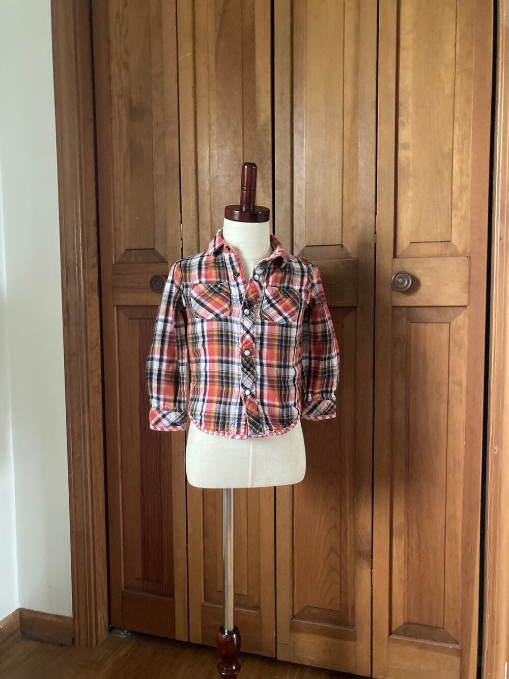 OshKosh Flannel Plaid Shirt, Size 3T